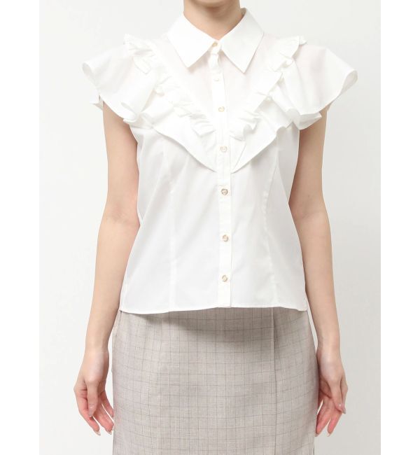 dazzlin「ラッフルフリルブラウス」|シャツ・ブラウス|