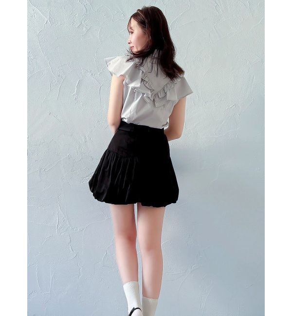 dazzlin「ラッフルフリルブラウス」|シャツ・ブラウス|