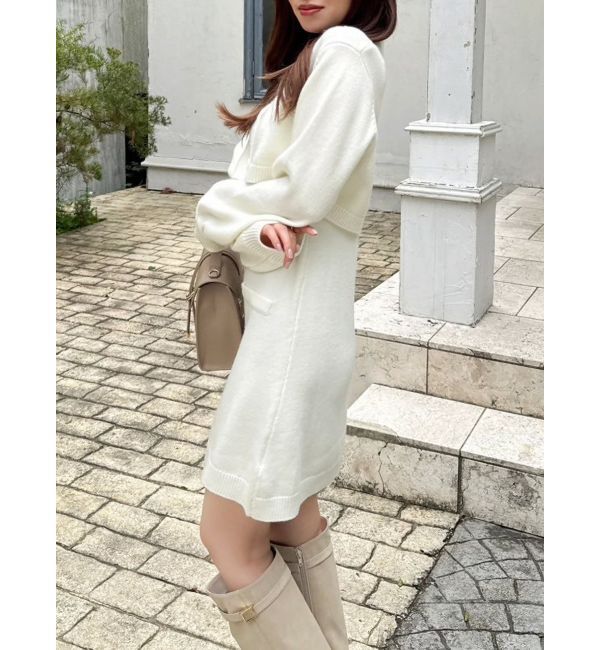 dazzlin「2ピースニットミニワンピース」|ワンピース|