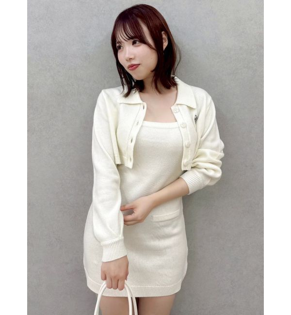 dazzlin「2ピースニットミニワンピース」|ワンピース|