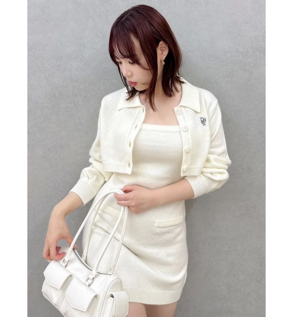 dazzlin「2ピースニットミニワンピース」|ワンピース|