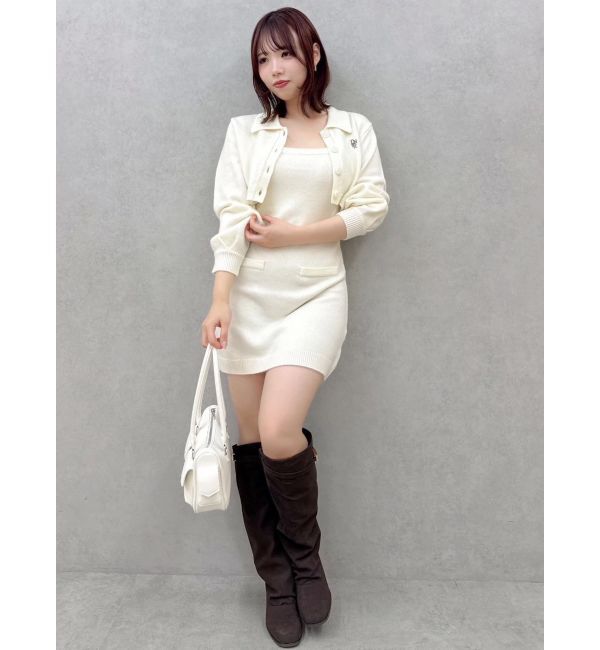 dazzlin「2ピースニットミニワンピース」|ワンピース|