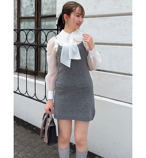 dazzlin「2ピースニットミニワンピース」|ワンピース|