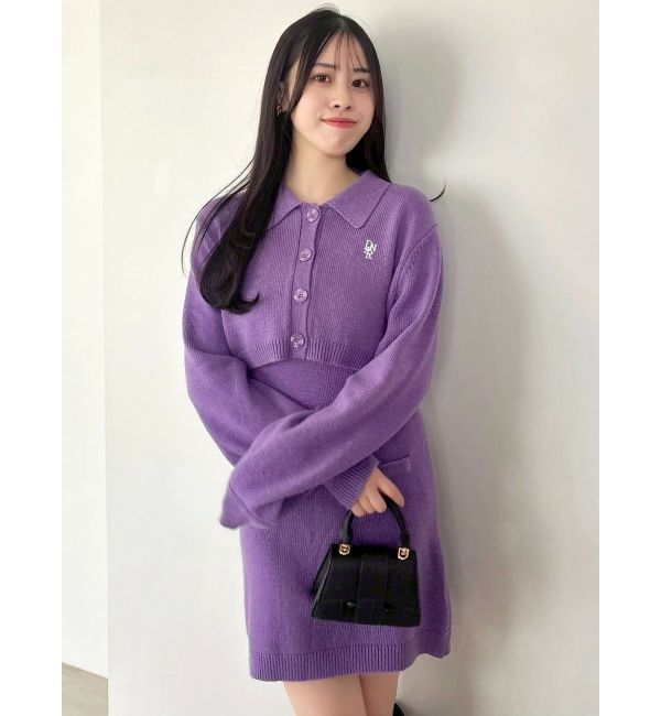 dazzlin「2ピースニットミニワンピース」|ワンピース|