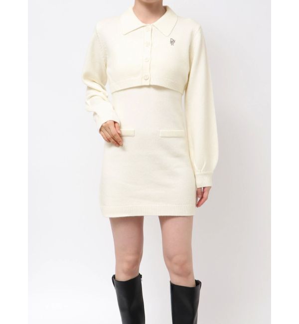dazzlin「2ピースニットミニワンピース」|ワンピース|
