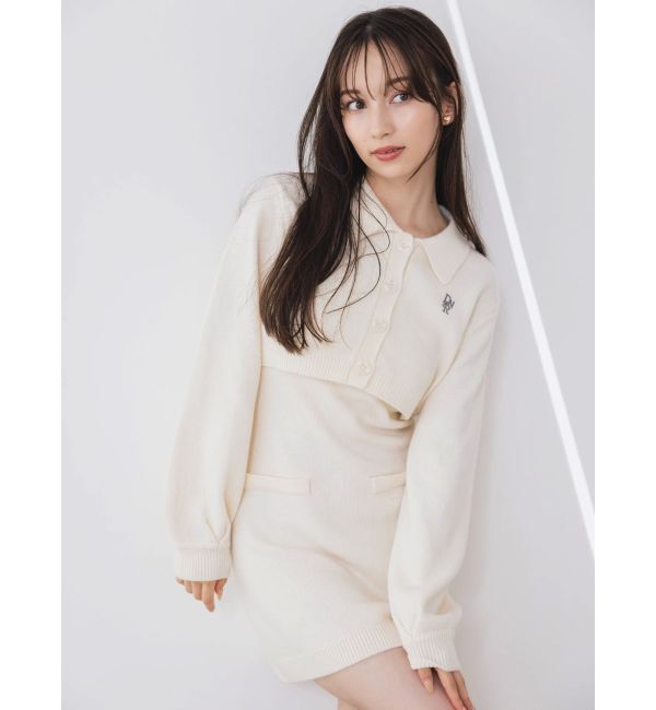 dazzlin「2ピースニットミニワンピース」|ワンピース|