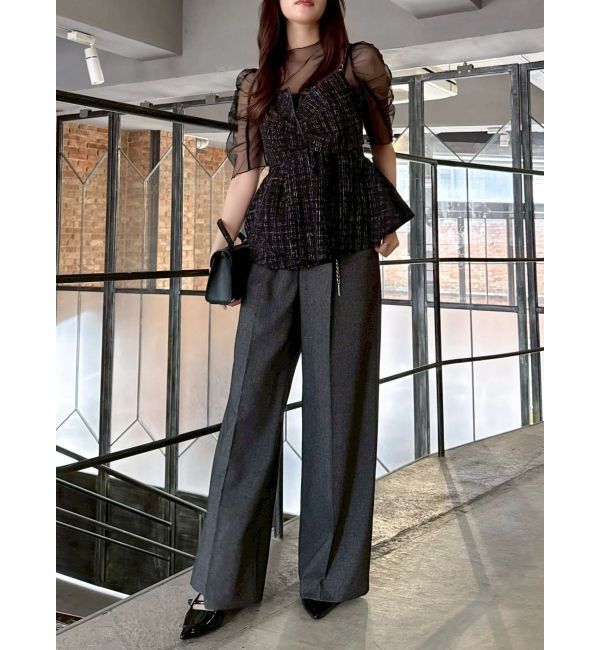 dazzlin「ツイードツイストビスチェ」|キャミソール|