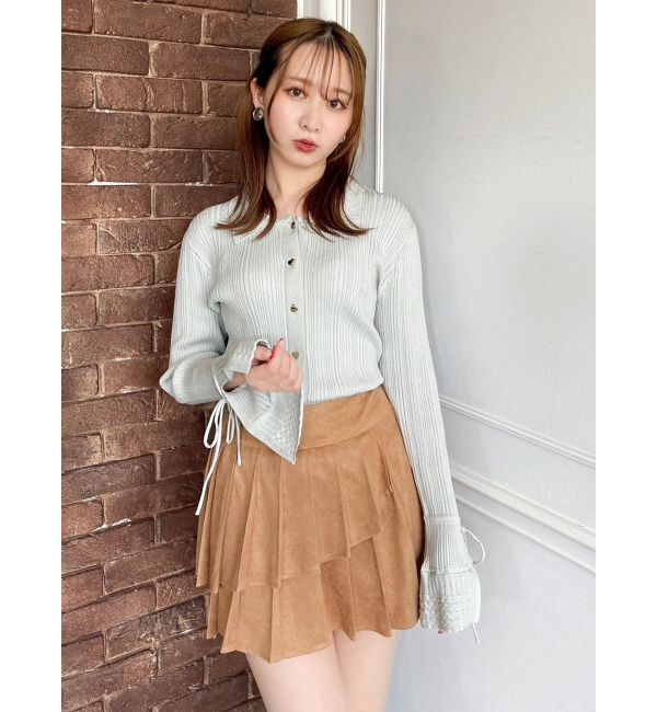 dazzlin「アイレットスリーブニットトップス」|ニット・セーター|