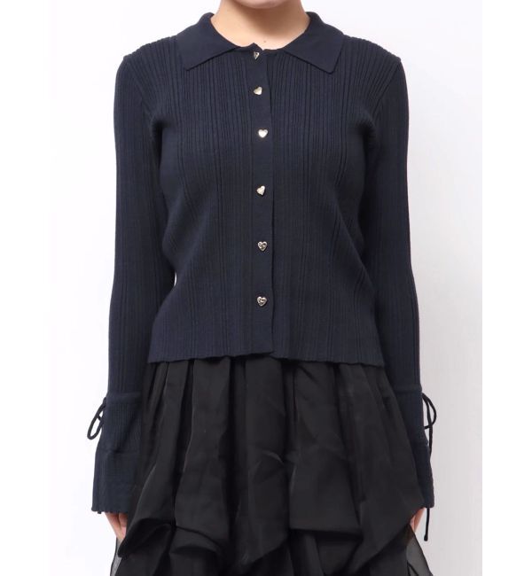 dazzlin「アイレットスリーブニットトップス」|ニット・セーター|