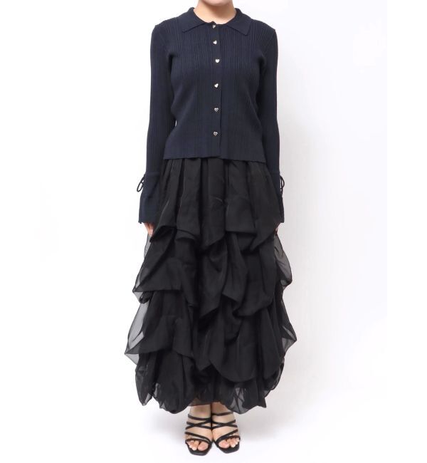 dazzlin「アイレットスリーブニットトップス」|ニット・セーター|