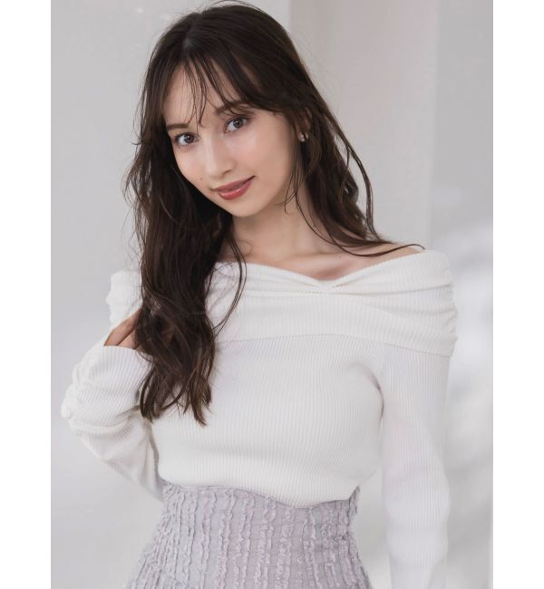 dazzlin「2WAYアシメタックオフショルニット」|ニット・セーター|