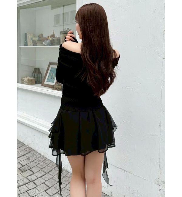 dazzlin「2WAYアシメタックオフショルニット」|ニット・セーター|