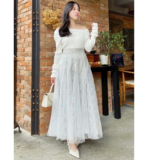 dazzlin「2WAYアシメタックオフショルニット」|ニット・セーター|