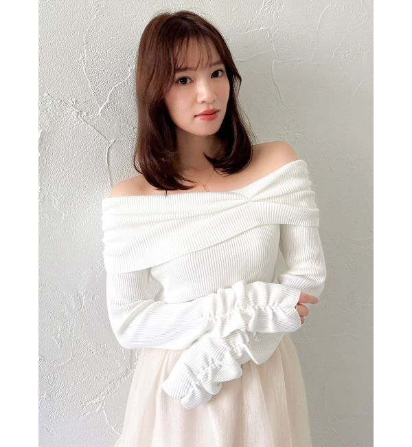 dazzlin「2WAYアシメタックオフショルニット」|ニット・セーター|