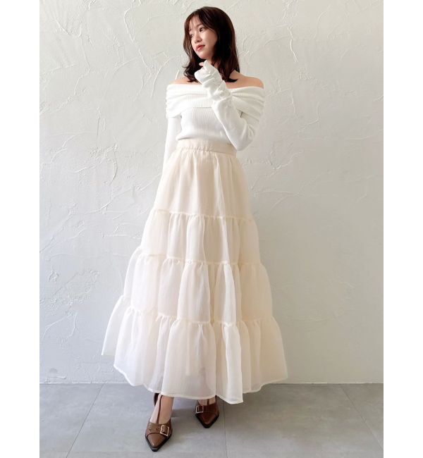 dazzlin「2WAYアシメタックオフショルニット」|ニット・セーター|