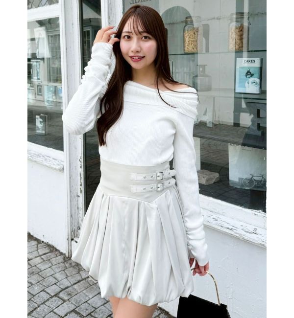 dazzlin「2WAYアシメタックオフショルニット」|ニット・セーター|