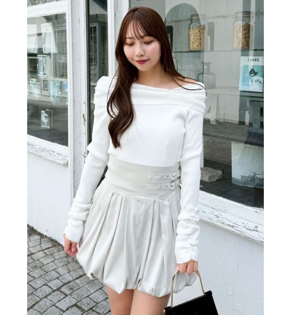 dazzlin「2WAYアシメタックオフショルニット」|ニット・セーター|