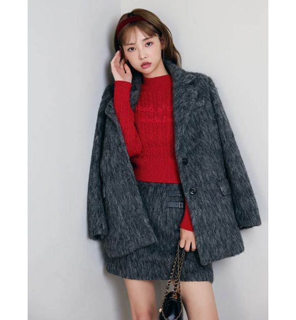 dazzlin「【WEB限定カラーあり】ヘアリーミドルジャケット」|その他|