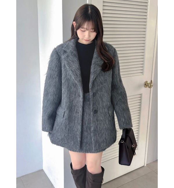 dazzlin「【WEB限定カラーあり】ヘアリーミドルジャケット」|その他|