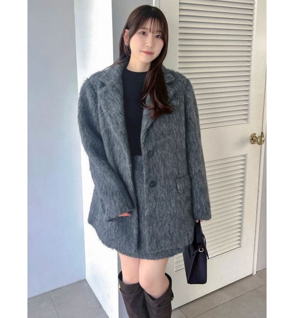 dazzlin「【WEB限定カラーあり】ヘアリーミドルジャケット」|その他|