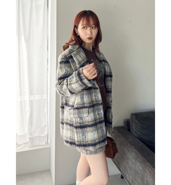 dazzlin「【WEB限定カラーあり】ヘアリーミドルジャケット」|その他|