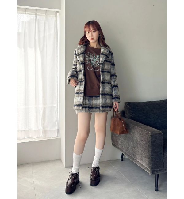 dazzlin「【WEB限定カラーあり】ヘアリーミドルジャケット」|その他|