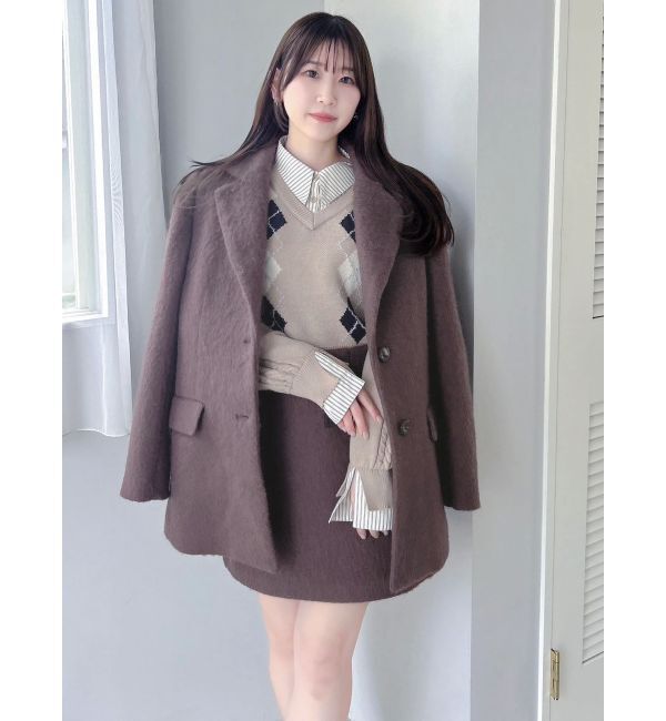 dazzlin「【WEB限定カラーあり】ヘアリーミドルジャケット」|その他|