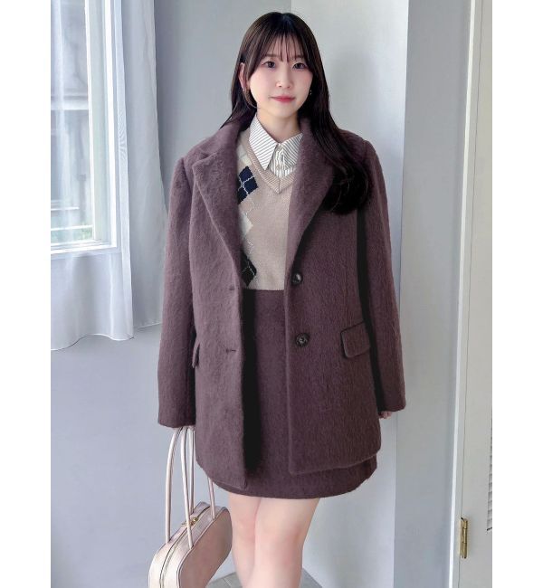 dazzlin「【WEB限定カラーあり】ヘアリーミドルジャケット」|その他|