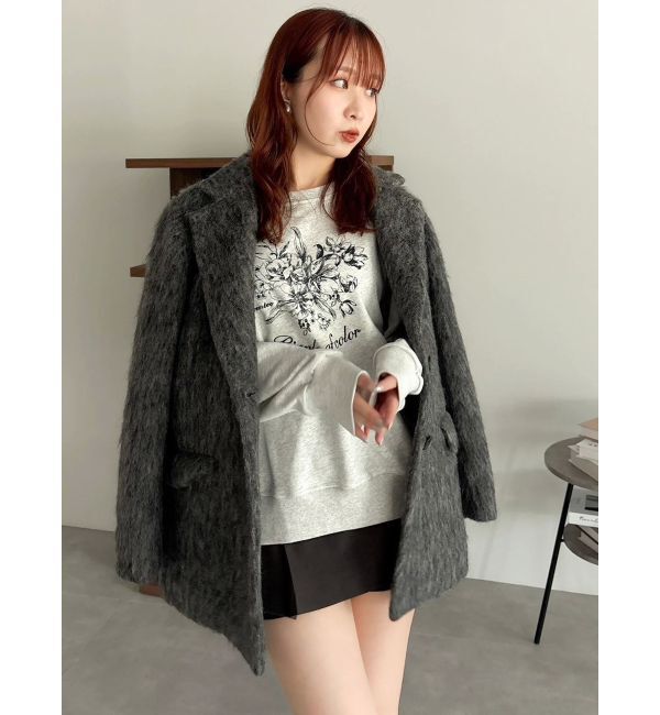 dazzlin「【WEB限定カラーあり】ヘアリーミドルジャケット」|その他|