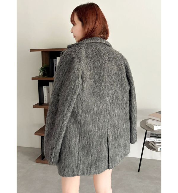 dazzlin「【WEB限定カラーあり】ヘアリーミドルジャケット」|その他|