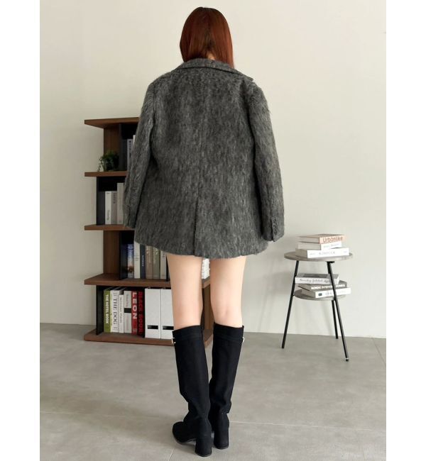 dazzlin「【WEB限定カラーあり】ヘアリーミドルジャケット」|その他|