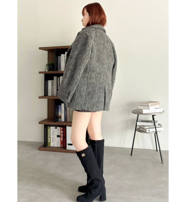 dazzlin「【WEB限定カラーあり】ヘアリーミドルジャケット」|その他|