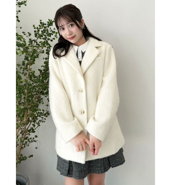 dazzlin「【WEB限定カラーあり】ヘアリーミドルジャケット」|その他|