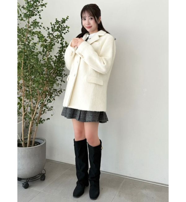 dazzlin「【WEB限定カラーあり】ヘアリーミドルジャケット」|その他|