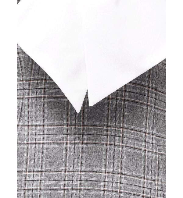 dazzlin「バルーンチェックミニワンピース」|ワンピース|