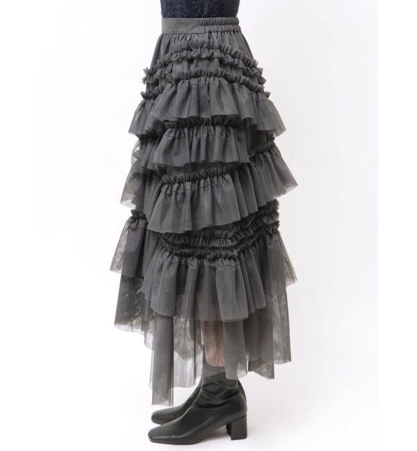 dazzlin「ランダムティアードチュールスカート」|スカート|