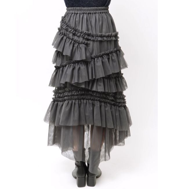 dazzlin「ランダムティアードチュールスカート」|スカート|