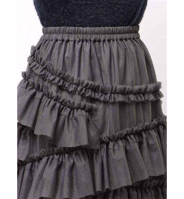 dazzlin「ランダムティアードチュールスカート」|スカート|