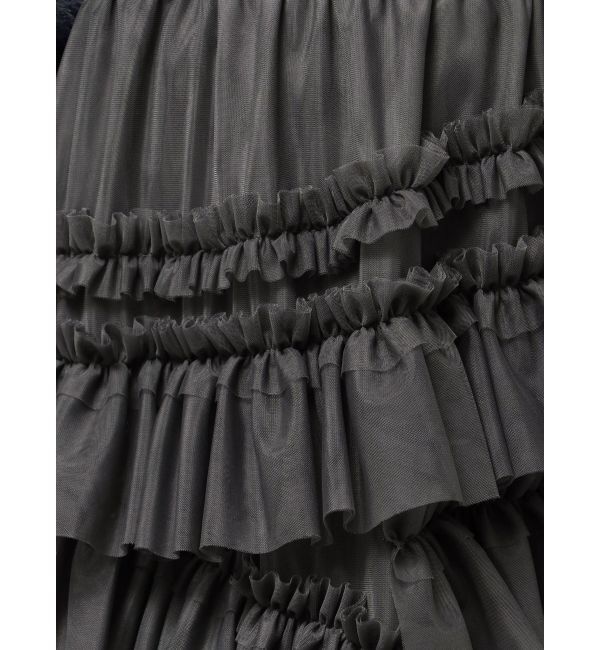 dazzlin「ランダムティアードチュールスカート」|スカート|