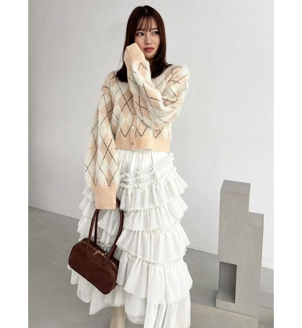 dazzlin「ランダムティアードチュールスカート」|スカート|