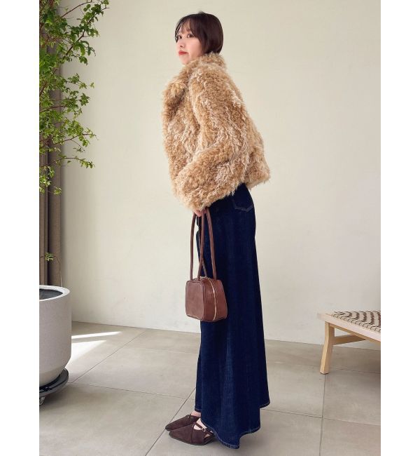 dazzlin「スイッチングワイドデニムパンツ」|デニム|