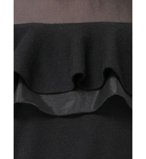 dazzlin「ヨークシアーフリルニットトップス」|ニット・セーター|