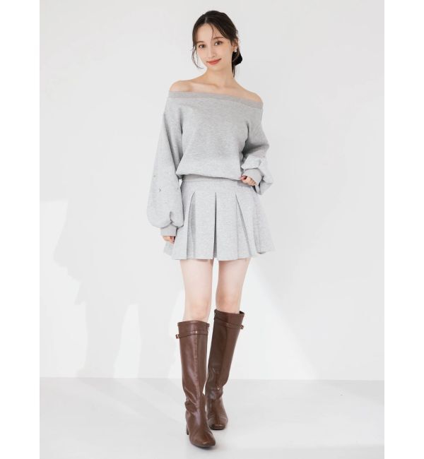 dazzlin「【20周年記念復刻！/セットアップ対応】ビジュースリーブカットプルオーバー」|Tシャツ・カットソー|