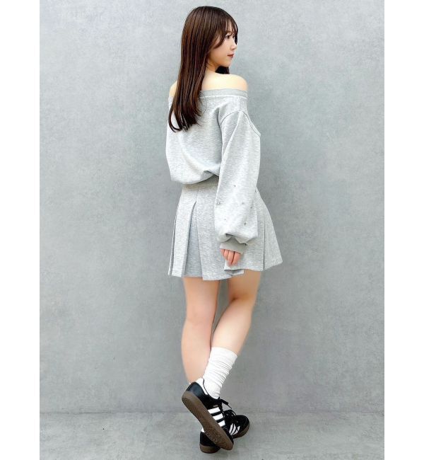 dazzlin「【20周年記念復刻！/セットアップ対応】ビジュースリーブカットプルオーバー」|Tシャツ・カットソー|