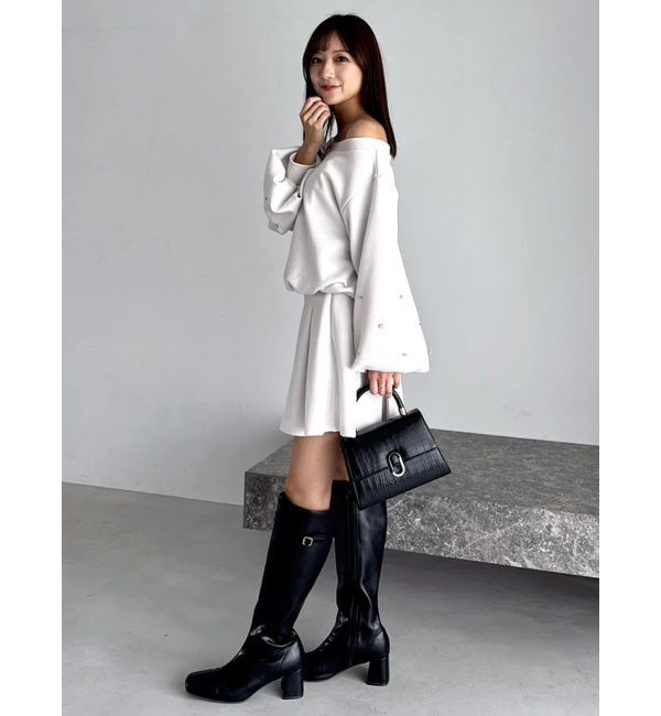 dazzlin「【20周年記念復刻！/セットアップ対応】ビジュースリーブカットプルオーバー」|Tシャツ・カットソー|