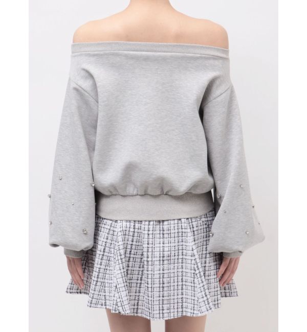 dazzlin「【20周年記念復刻！/セットアップ対応】ビジュースリーブカットプルオーバー」|Tシャツ・カットソー|