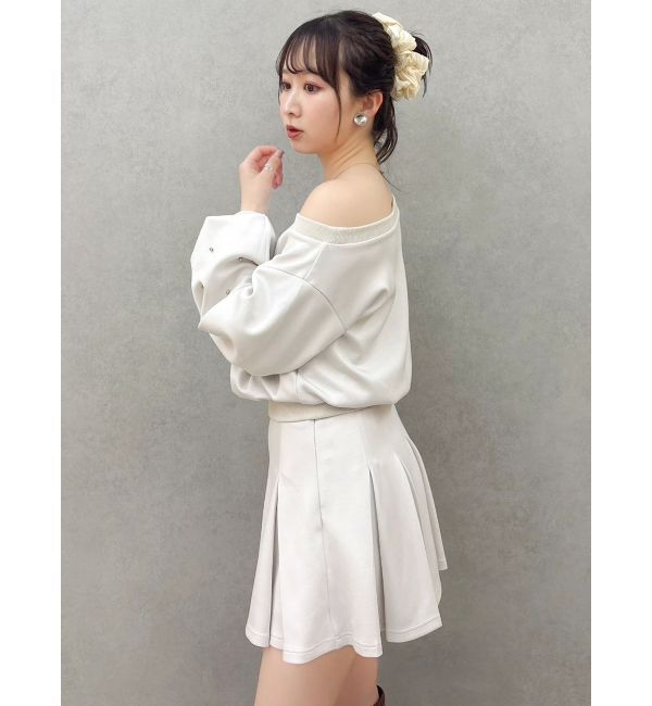 dazzlin「【20周年記念復刻！/セットアップ対応】ビジュースリーブカットプルオーバー」|Tシャツ・カットソー|