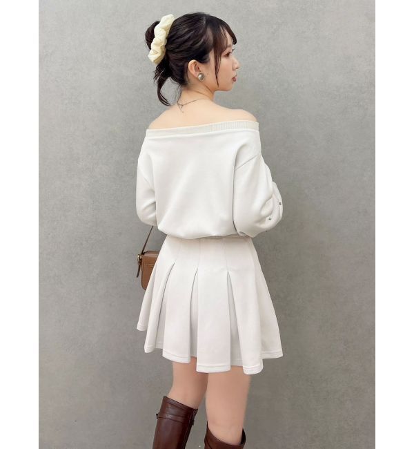 dazzlin「【20周年記念復刻！/セットアップ対応】ビジュースリーブカットプルオーバー」|Tシャツ・カットソー|