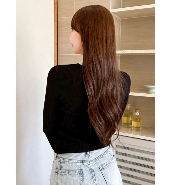 dazzlin「ビッグリボンシアーカフスニットトップス」|ニット・セーター|