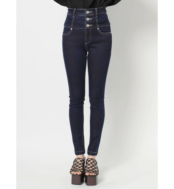 EMODA「【ELDER】ヌードハイウェストデニム」|デニム|